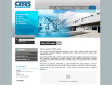 Tablet Screenshot of cedeslogistik.cz